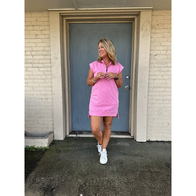 Athleisure Dress in Pink