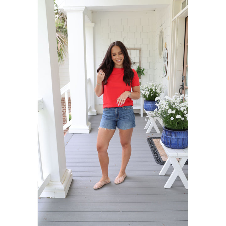 denim shorts 