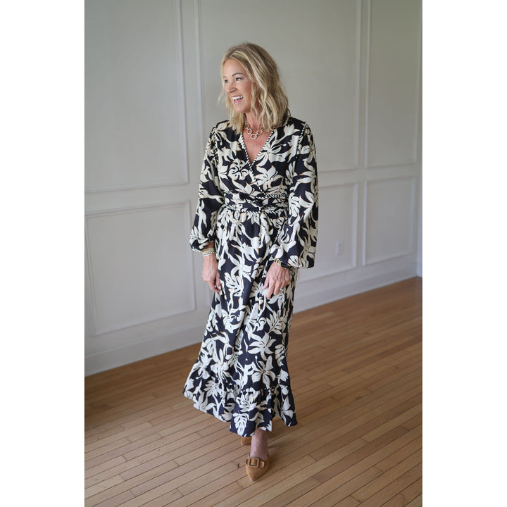 Women's Black and white dress