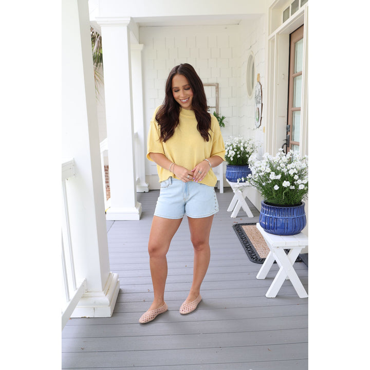 denim shorts 