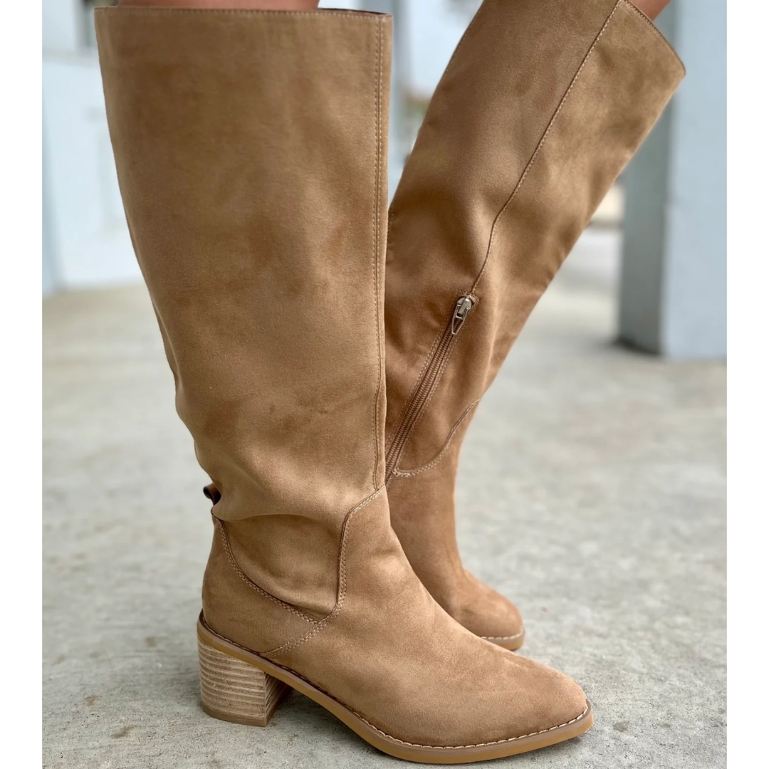 tan boots