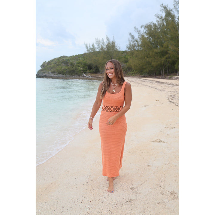Kate Square Neck Sleeveless Midi Dress