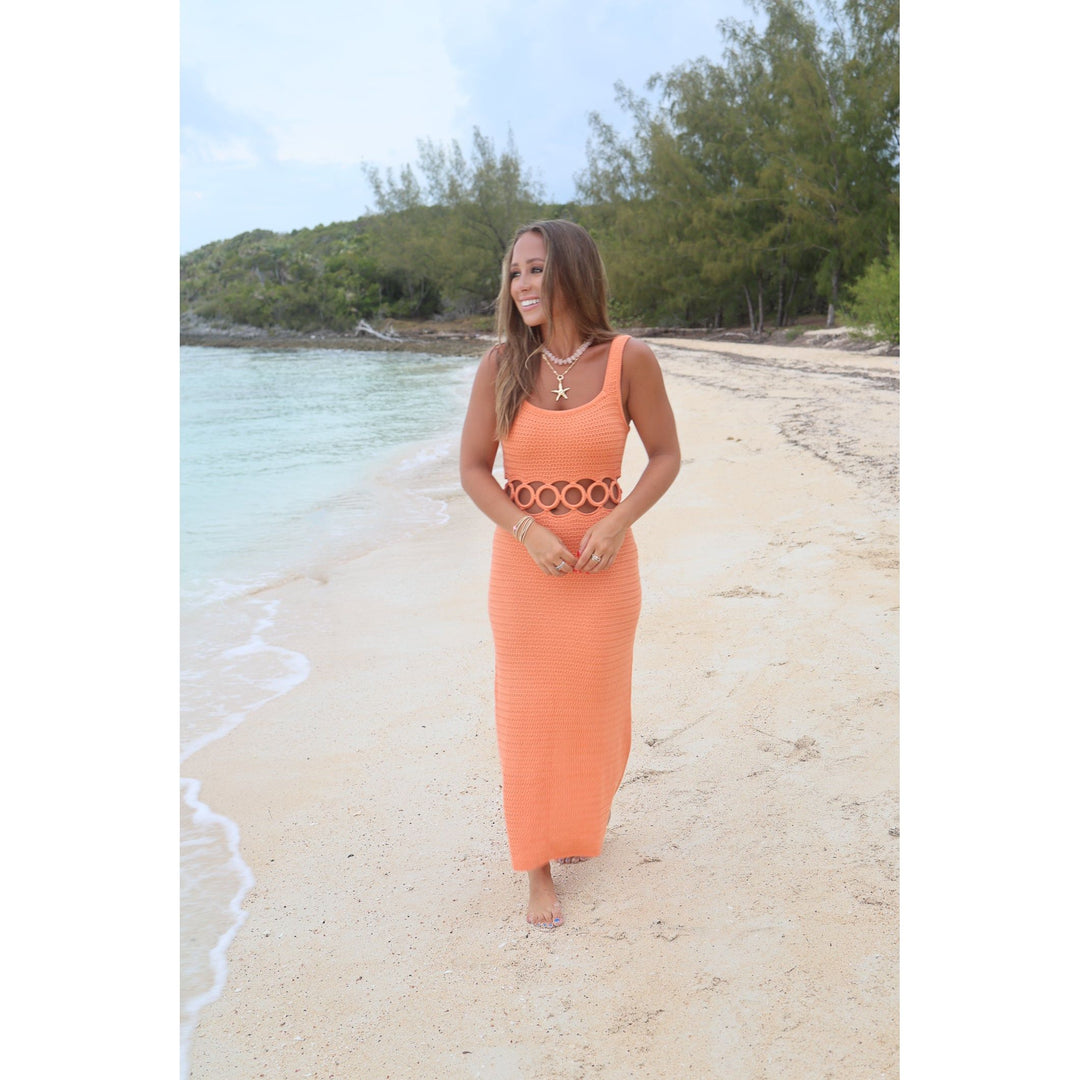 Kate Square Neck Sleeveless Midi Dress