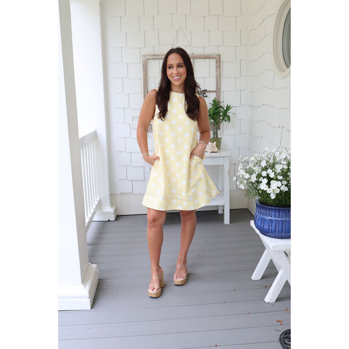yellow mini dress 