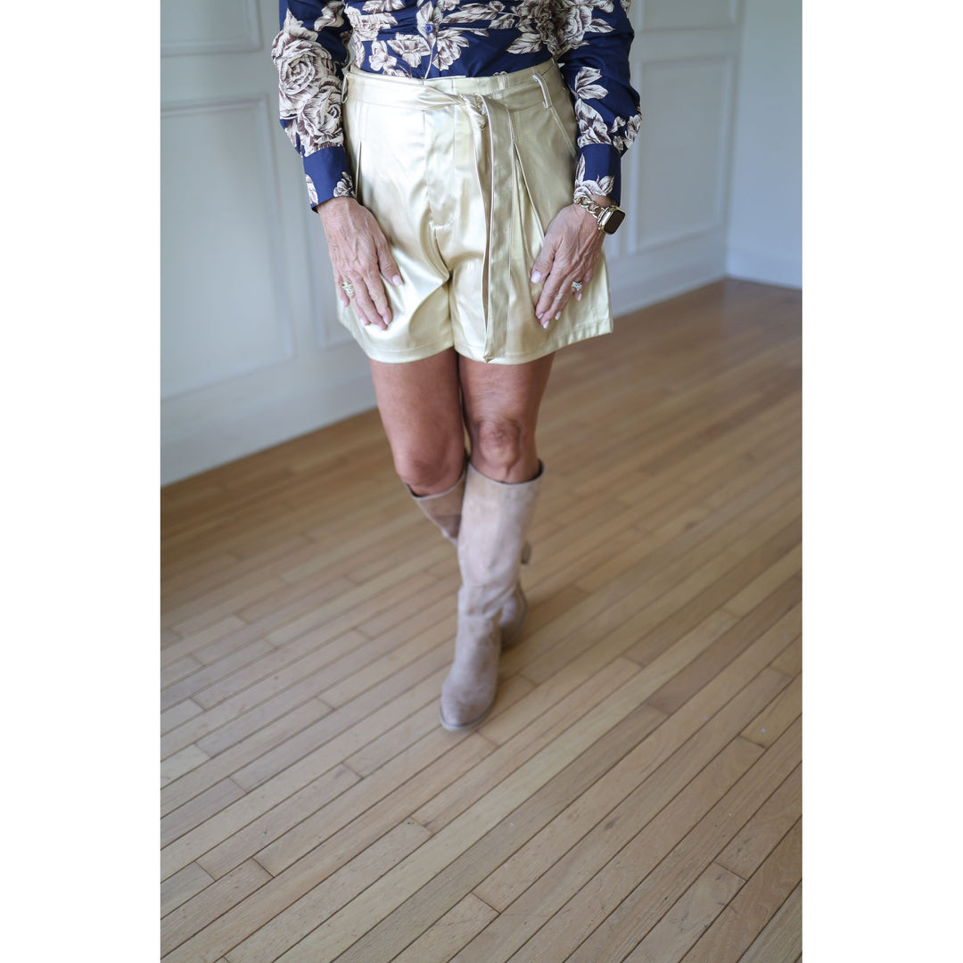 Women's Gold Shorts