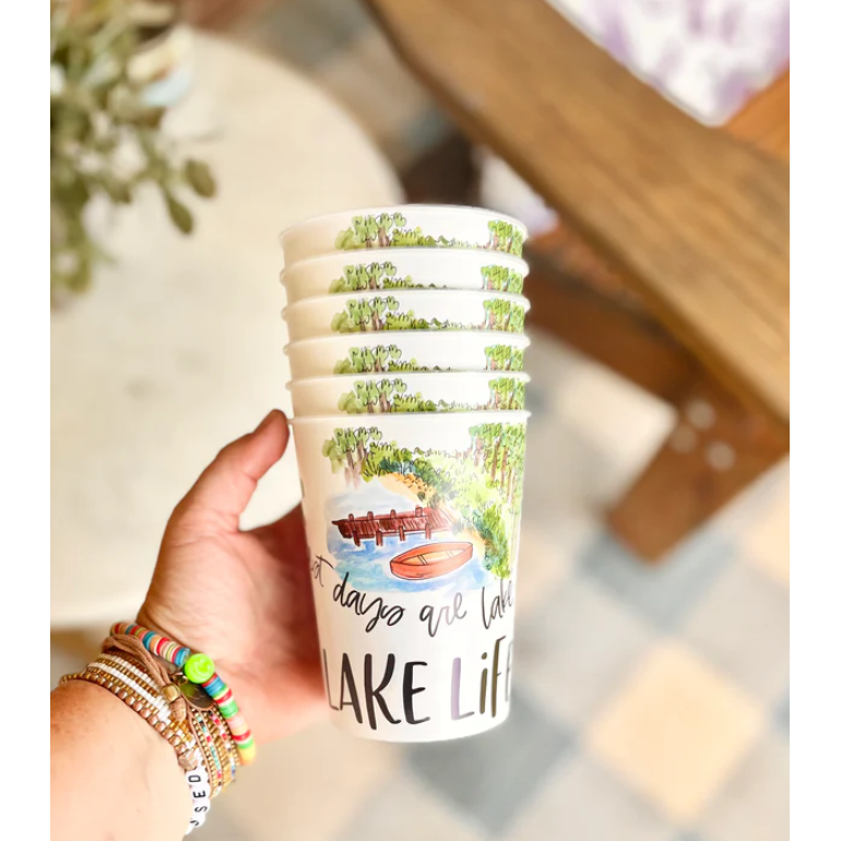 pack of 6 Lake Life cups