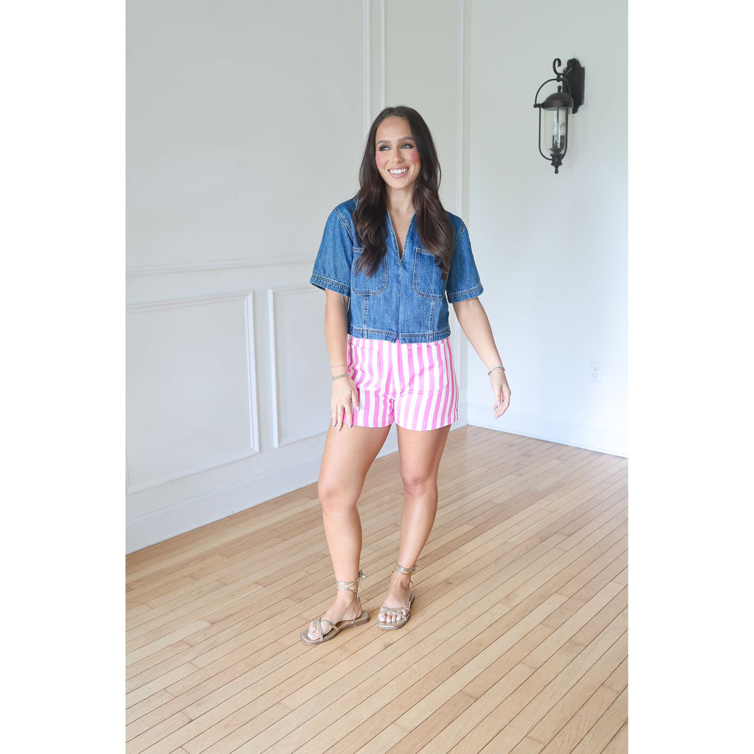 Lissa Striped Shorts