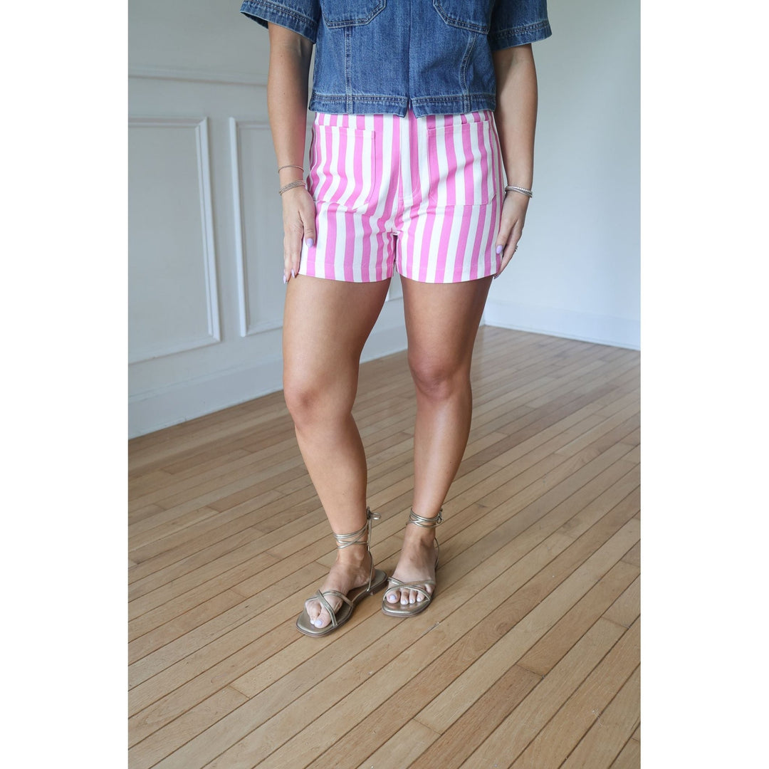 Lissa Striped Shorts