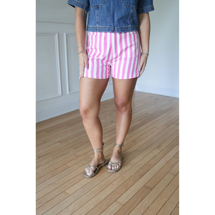 Lissa Striped Shorts