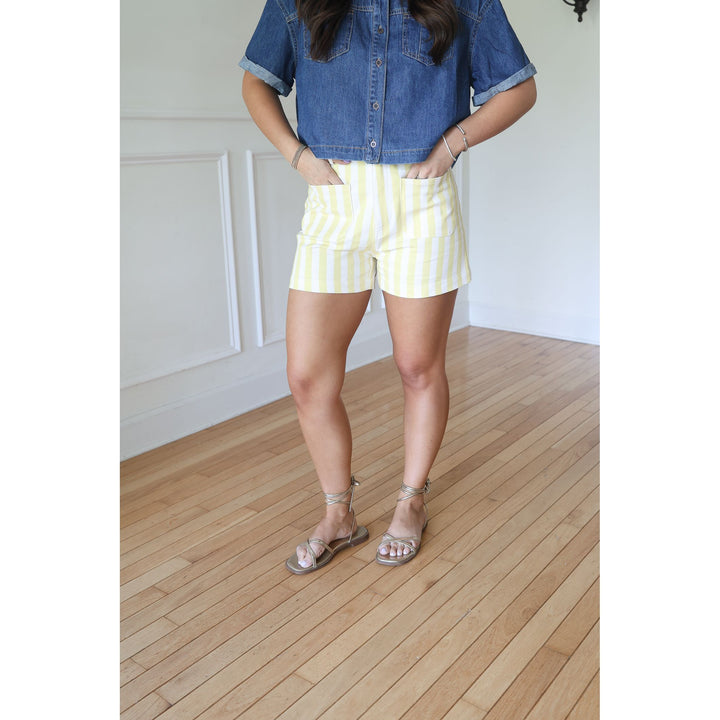 Lissa Striped Shorts