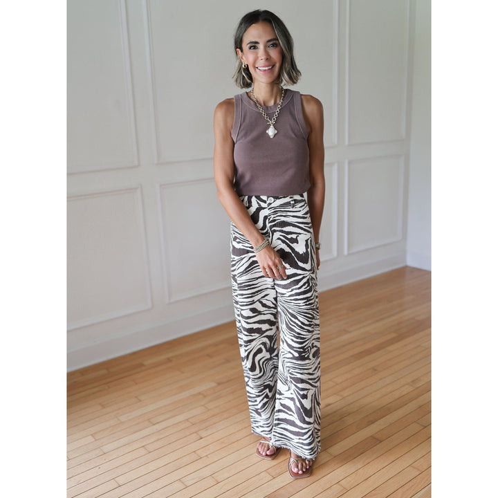 zebra pants