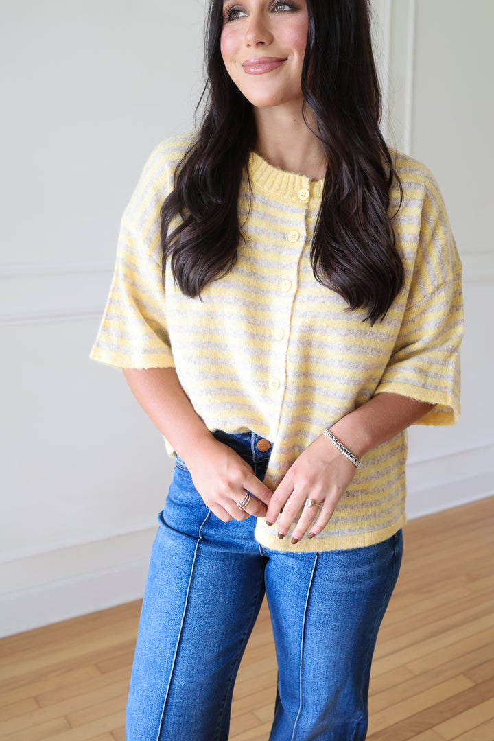 Magnolia Striped Cardigan