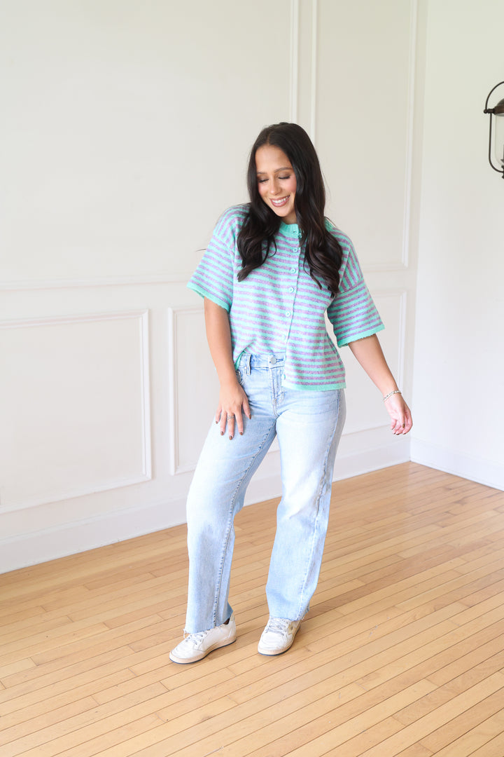 Magnolia Striped Cardigan