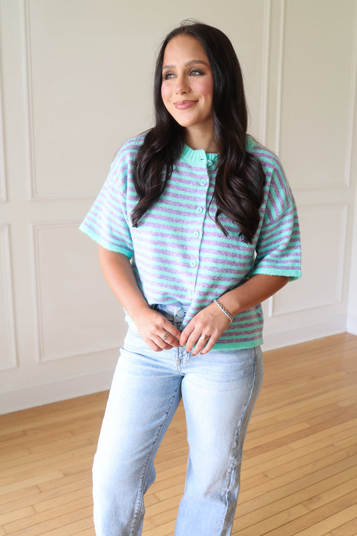 Magnolia Striped Cardigan