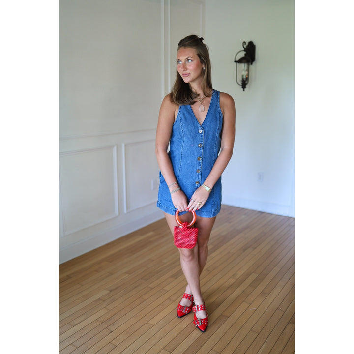 Margret Denim Romper