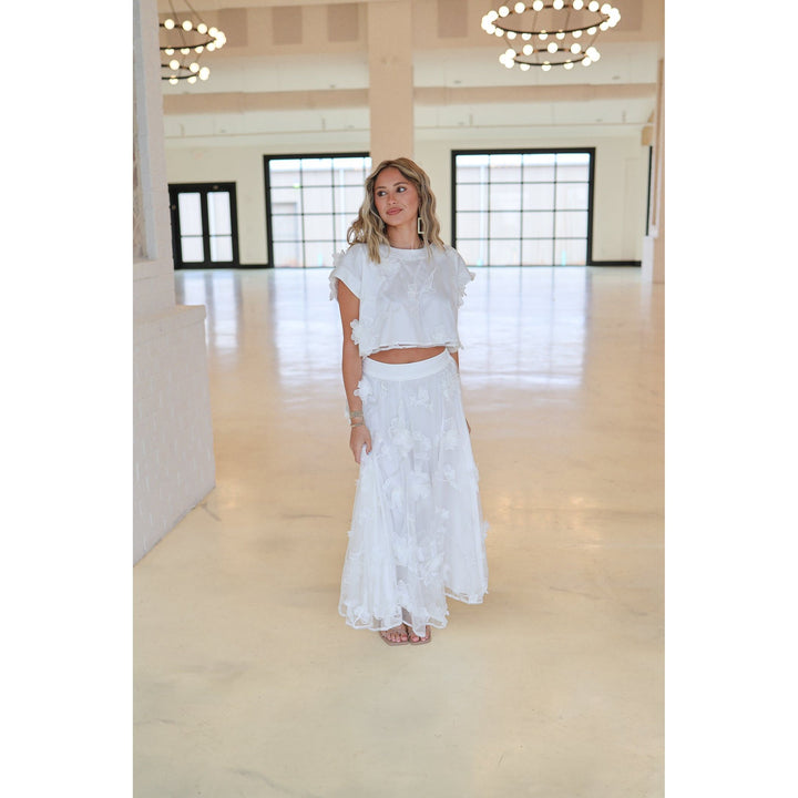 Mattie Crop Top and Midi Skirt Set