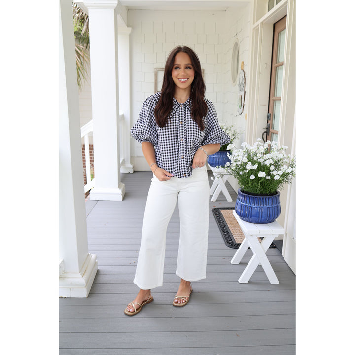 gingham top