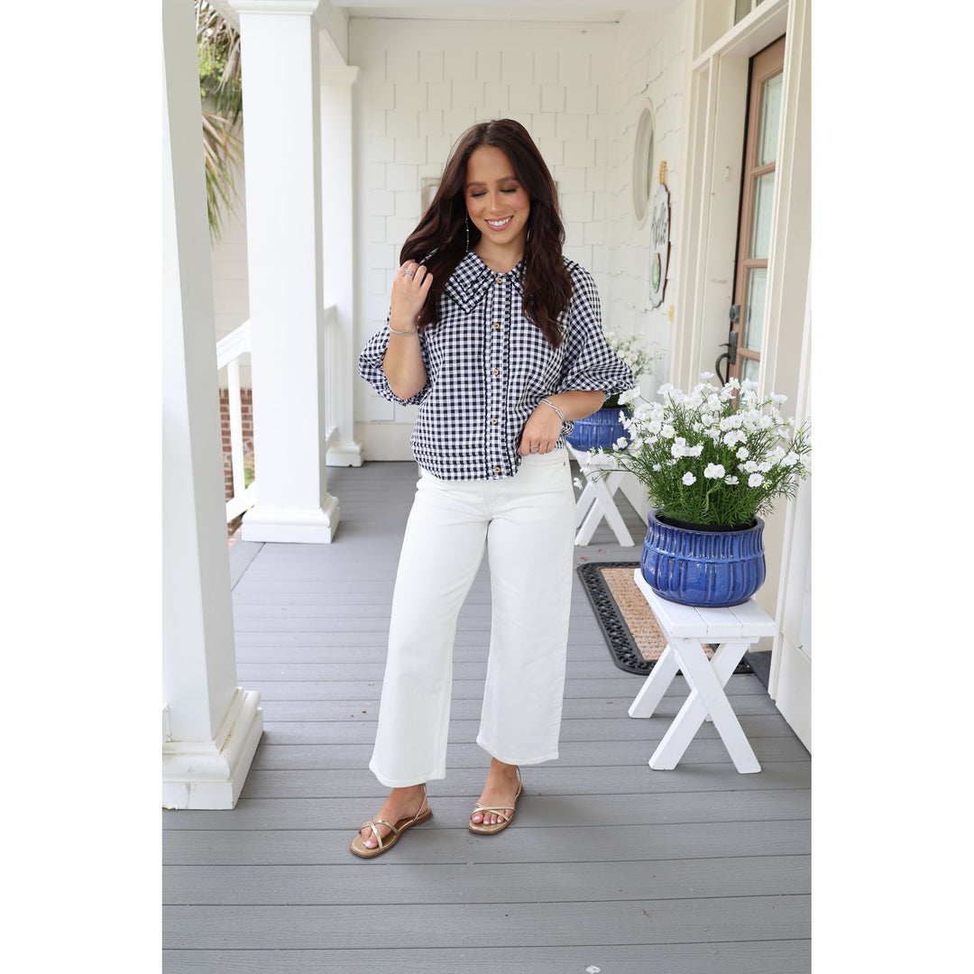 gingham top 