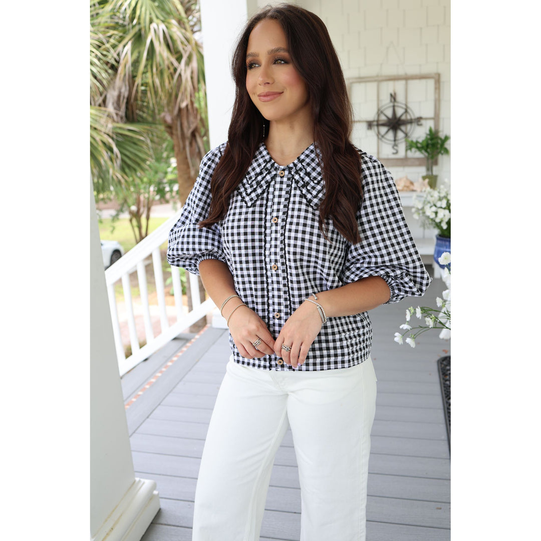 gingham top 