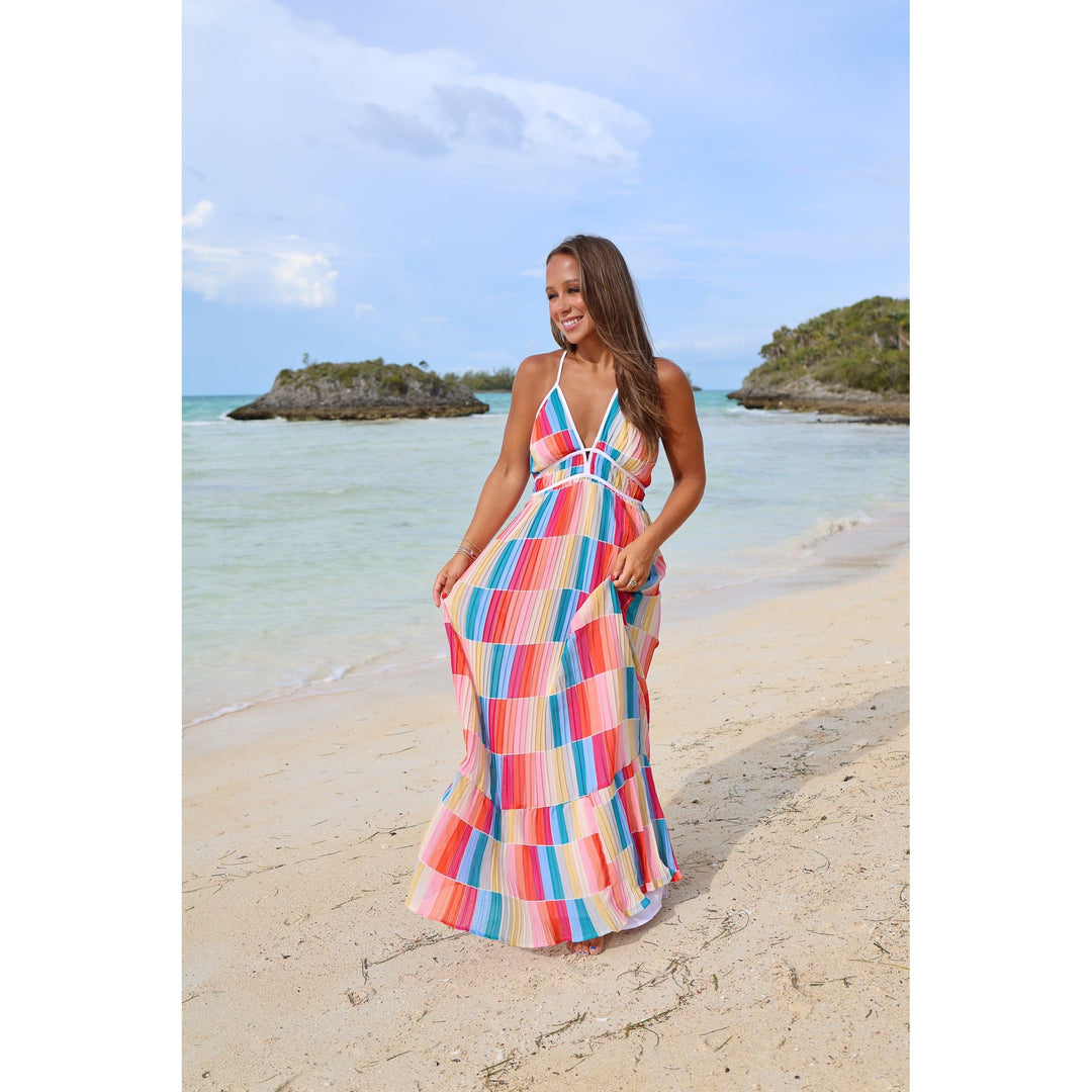 MyLynda Multi Print Maxi Dress