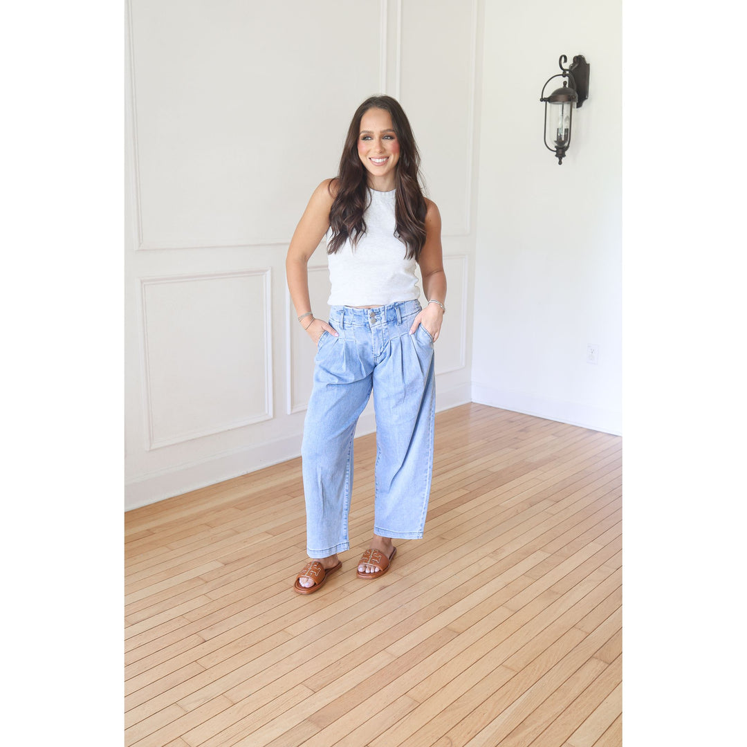 RISEN Sabin Slouchy Barrel Denim