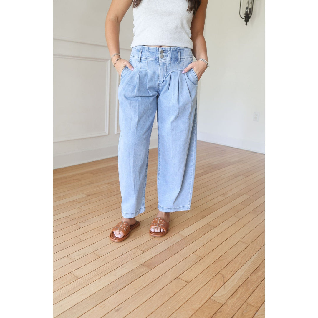 RISEN Sabin Slouchy Barrel Denim
