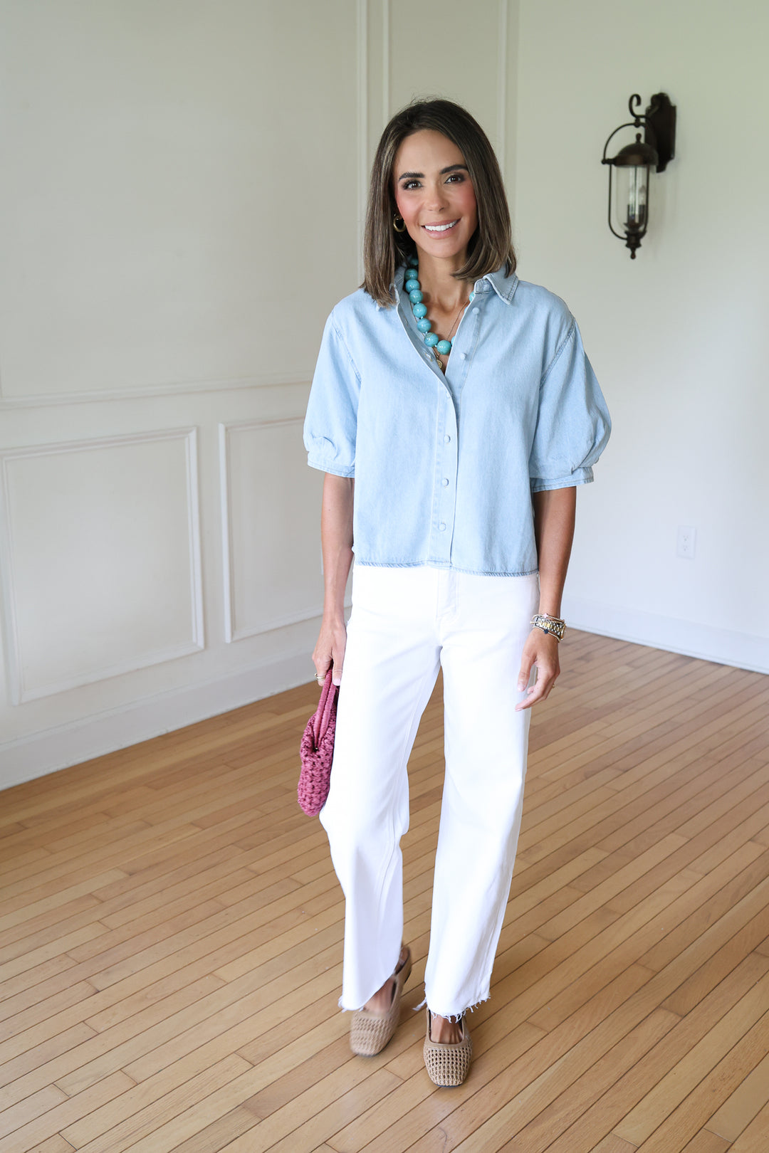 Risen Auburn Puff Sleeve Top