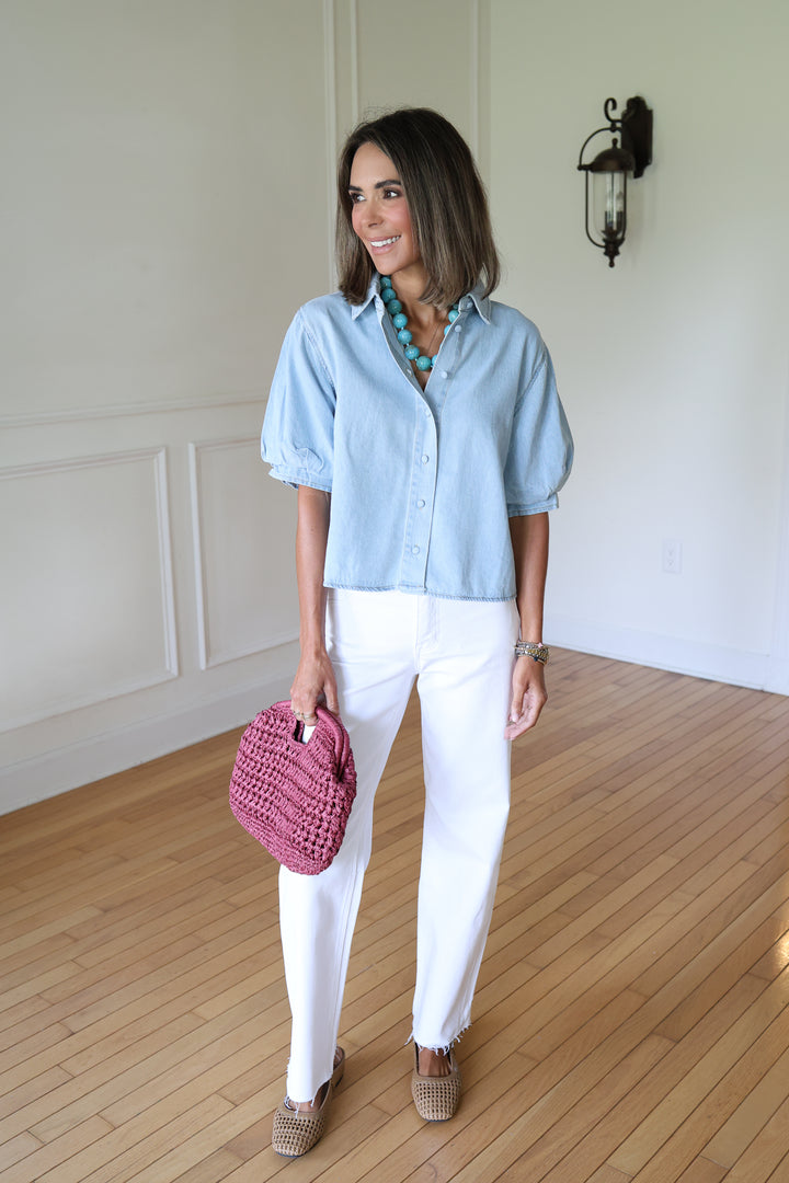 Risen Auburn Puff Sleeve Top