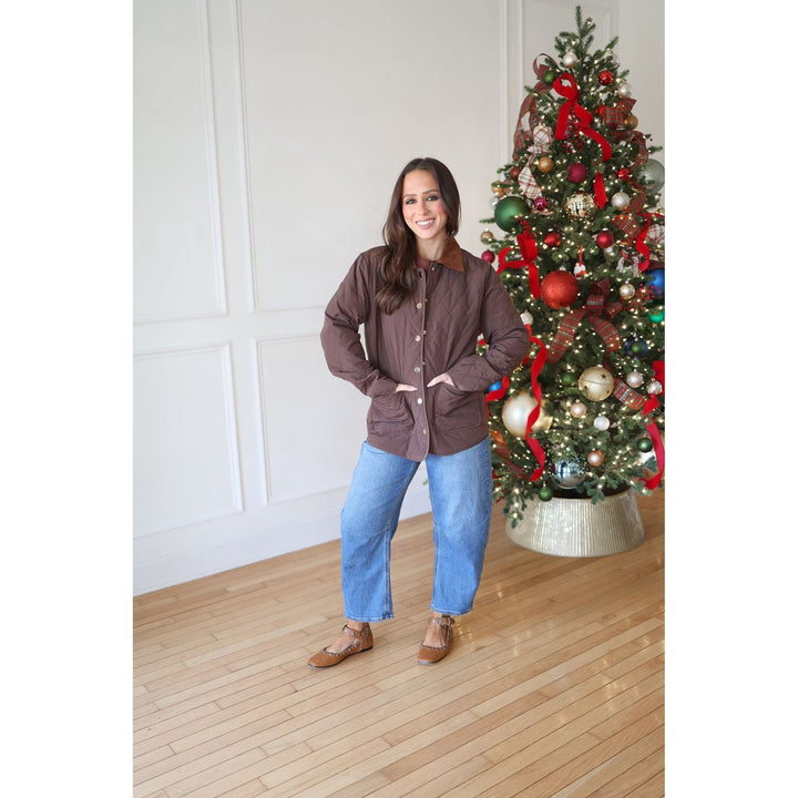 Rosie Brown Quilted Jacket