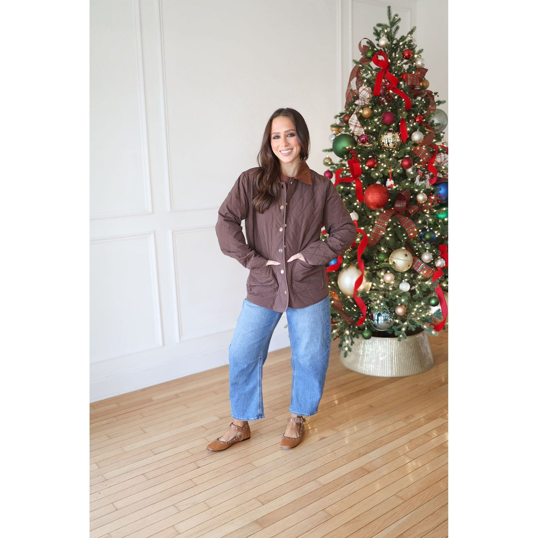 Rosie Brown Quilted Jacket