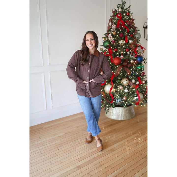 Rosie Brown Quilted Jacket