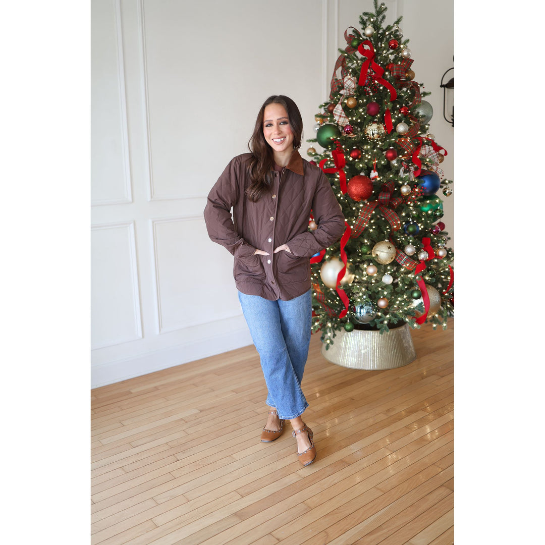 Rosie Brown Quilted Jacket