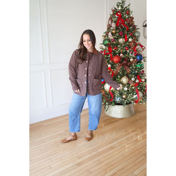 Rosie Brown Quilted Jacket