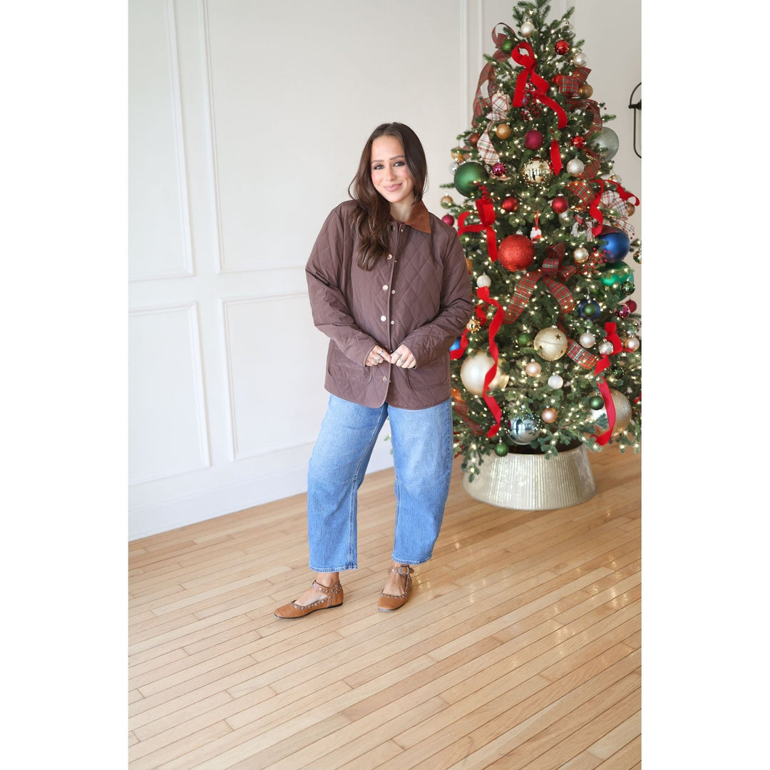 Rosie Brown Quilted Jacket