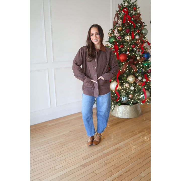 Rosie Brown Quilted Jacket