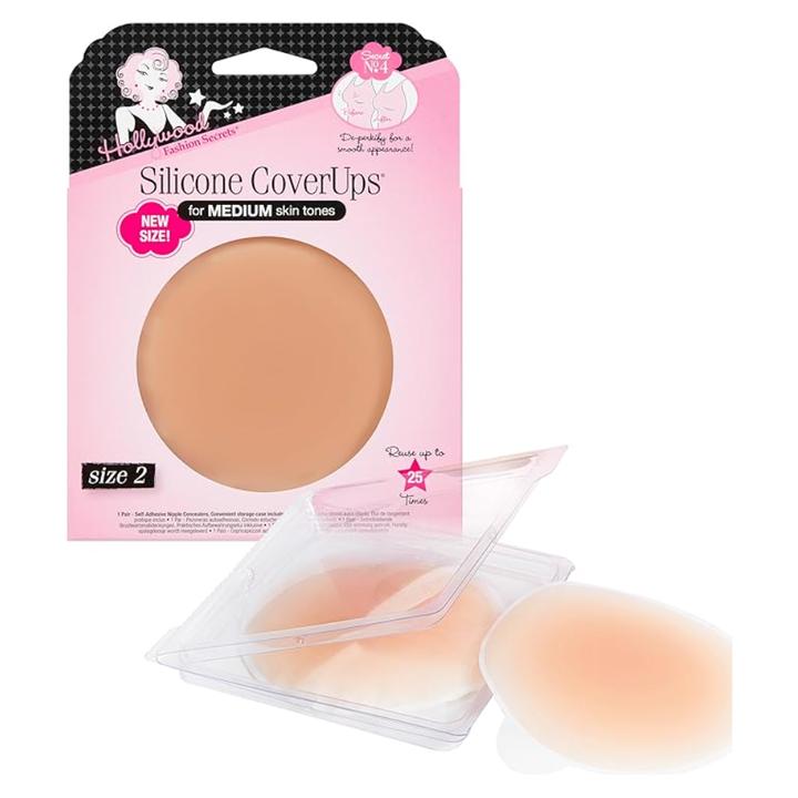 Hollywood Fashion Secrets Silicone Cover Ups Size 1