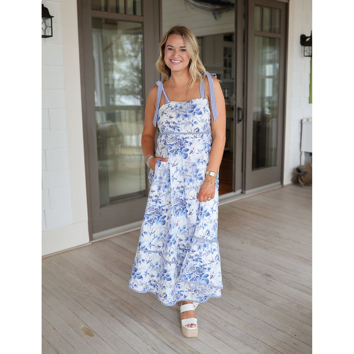 Sunshine Blue Maxi Dress