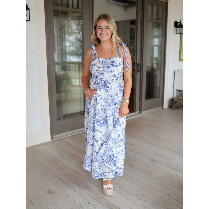 Sunshine Blue Maxi Dress