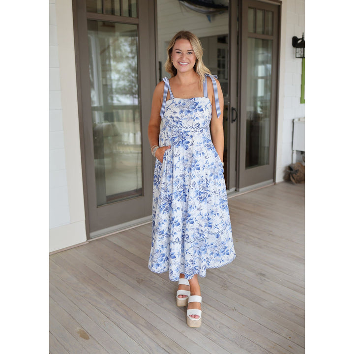 Sunshine Blue Maxi Dress