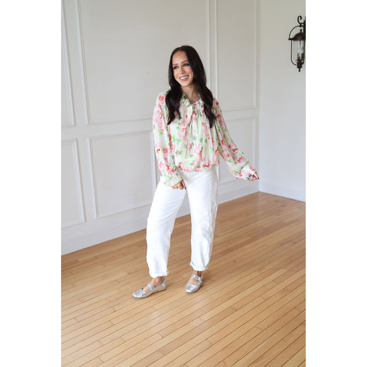 WOMEN'S FLORAL TOP