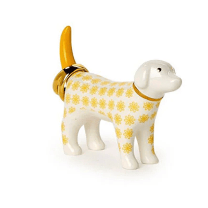 Two's Company Ceramic Dog Ring Holder