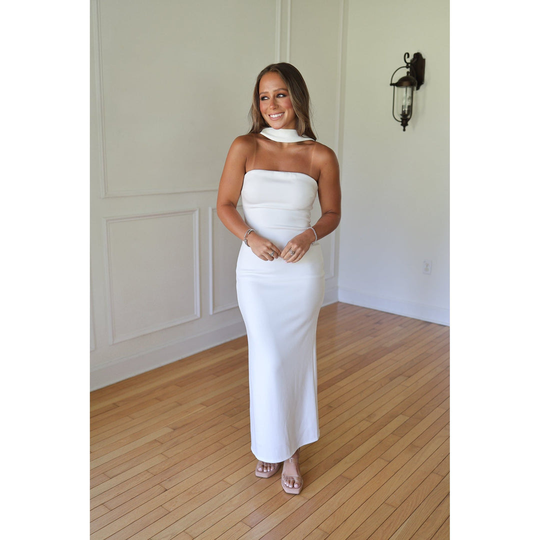 white dress