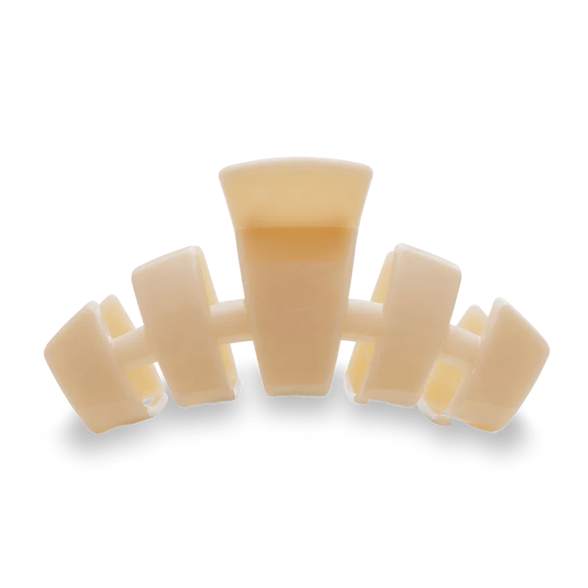 Teleties Classic Almond Beige Large Hair Clip