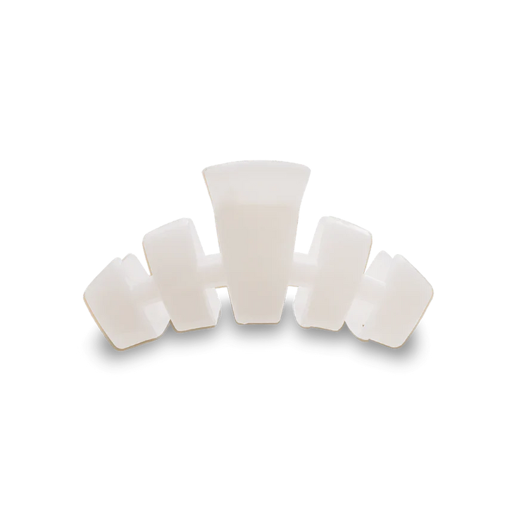 Teleties Classic Coconut White Small Hair Clip