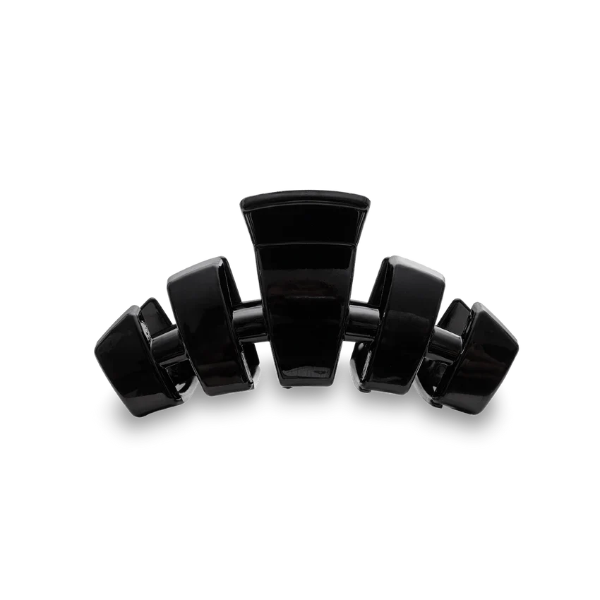 Teleties Classic Jet Black Small Hair Clip