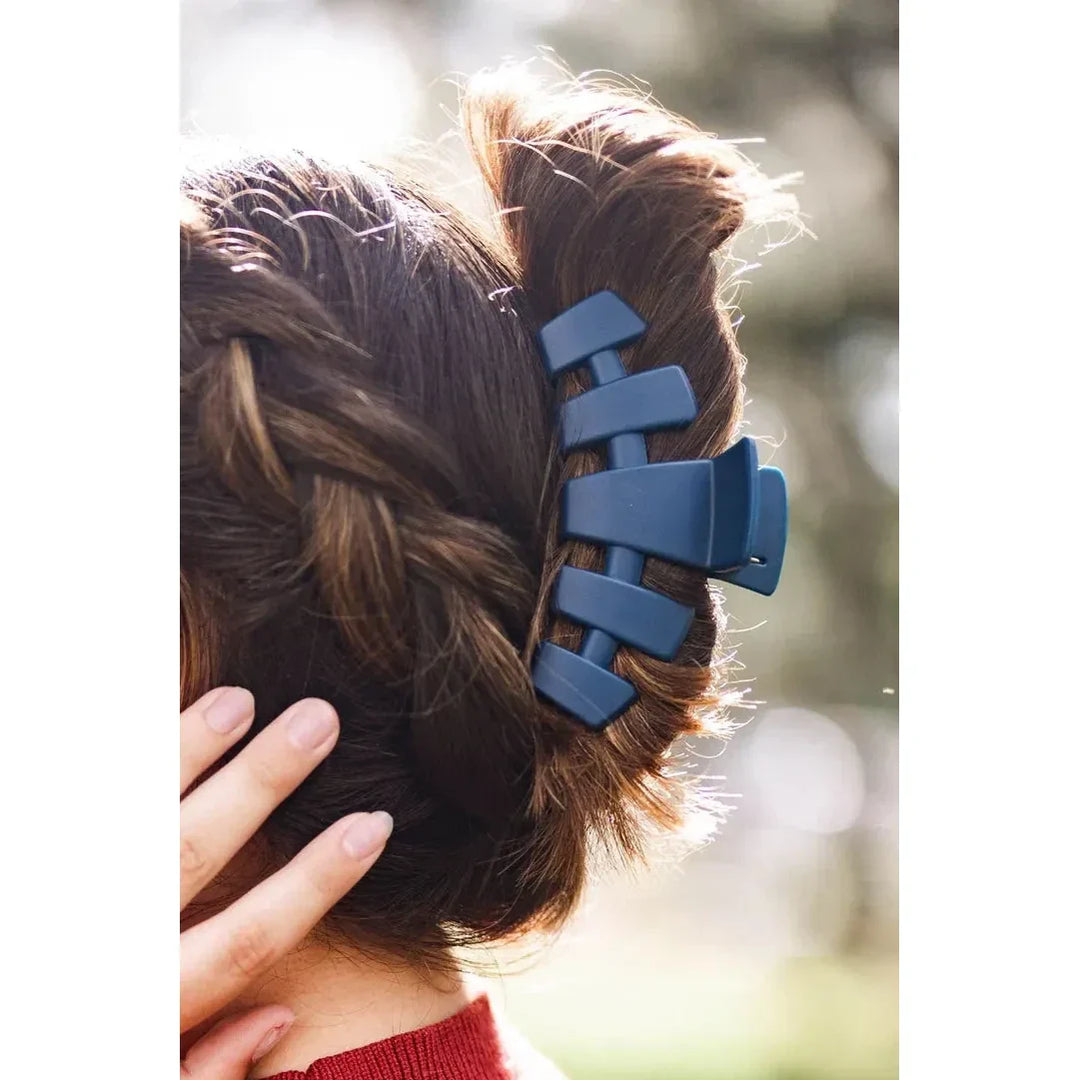 Teleties Classic Midnight Rain Large Hair Clip