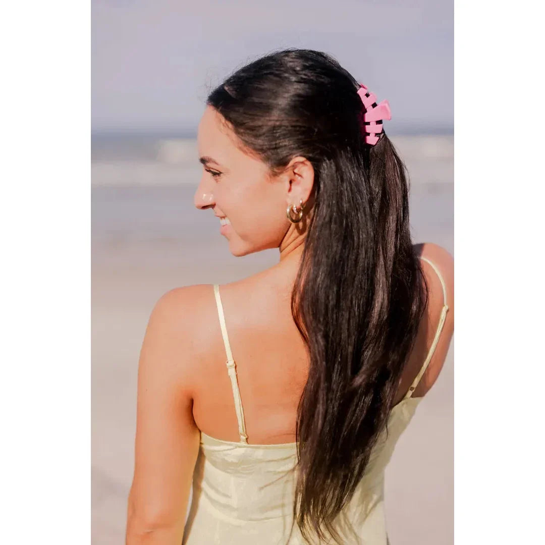 Teleties Classic Paradise Pink Small Hair Clip