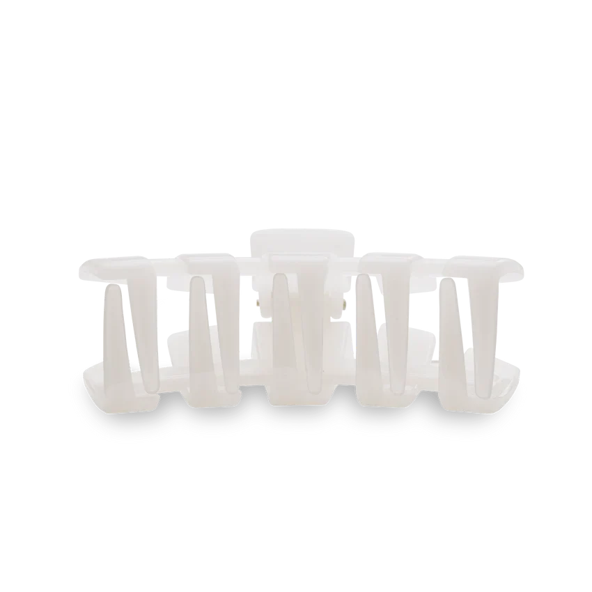 Teleties Classic Coconut White Small Hair Clip