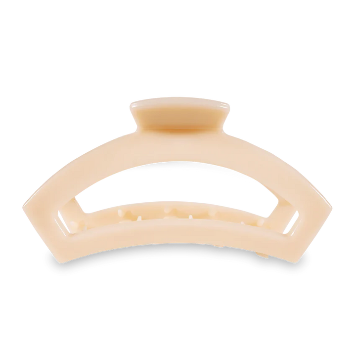 Teleties Open Almond Beige Large Hair Clip