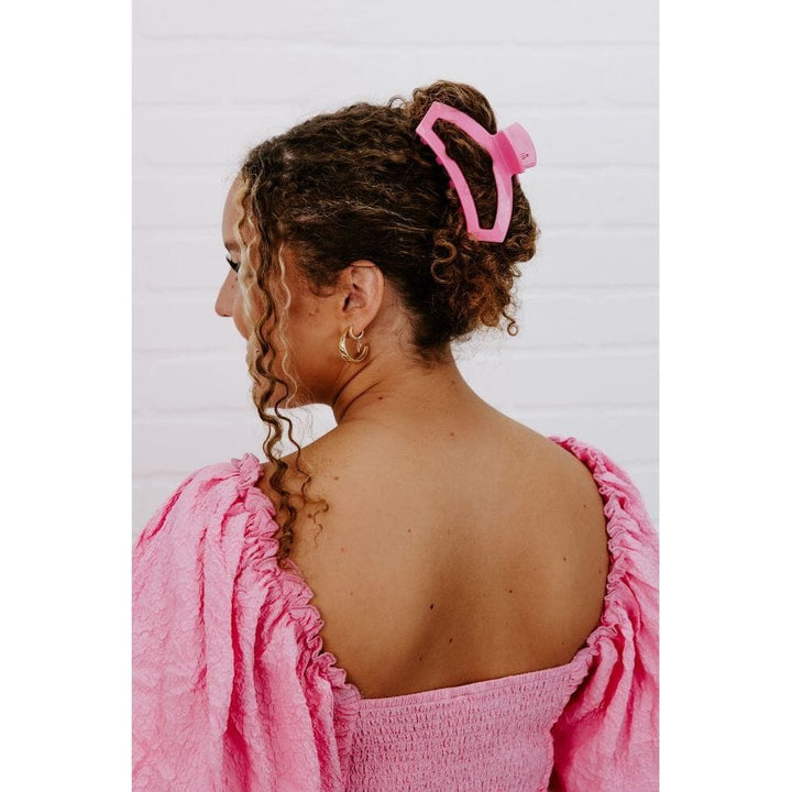 Teleties Open Peonies Please Large Hair Clip